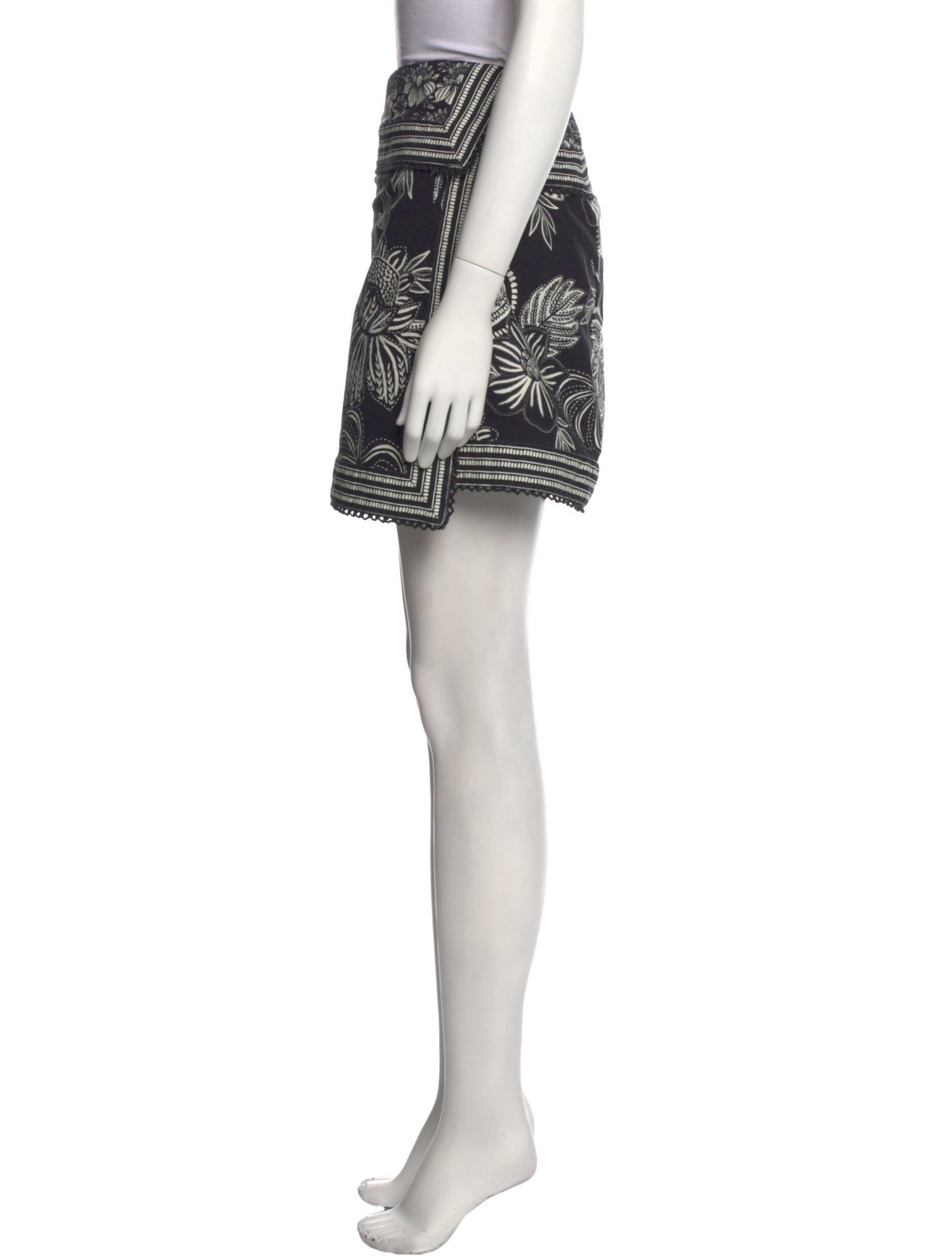 Farm Rio Printed Mini Skirt