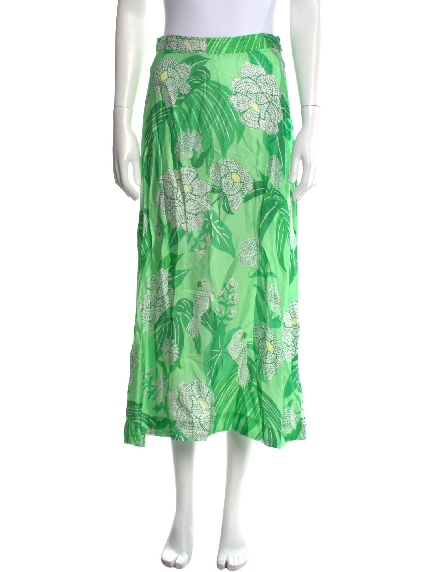 Farm Rio Printed Midi Length Skirt w/ Tags