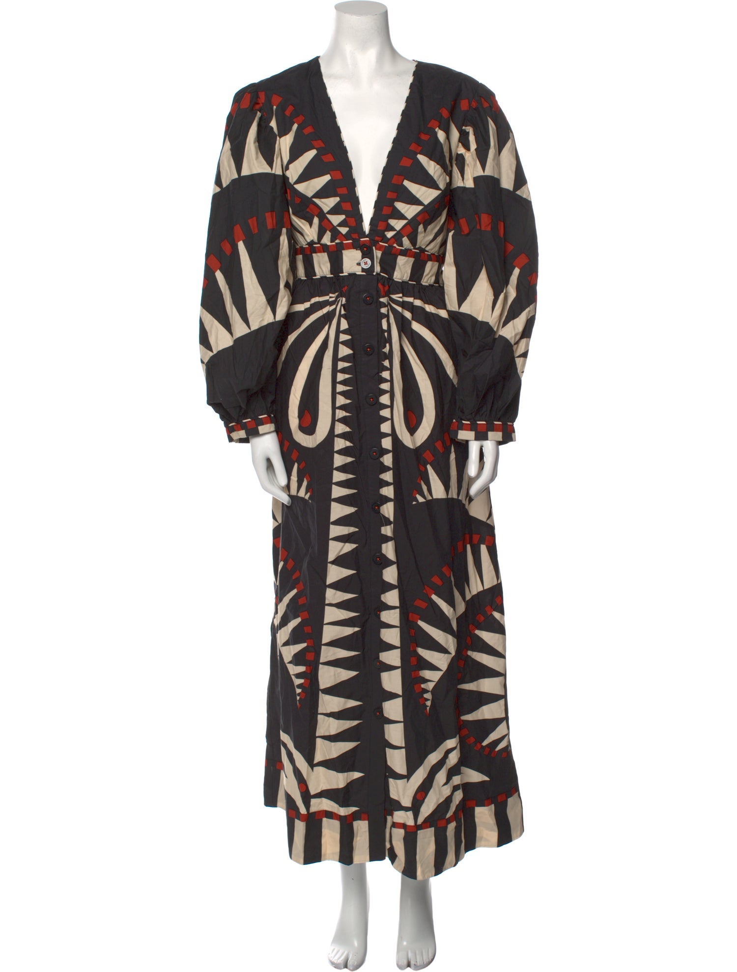 Farm Rio Printed Long Dress w/ Tags
