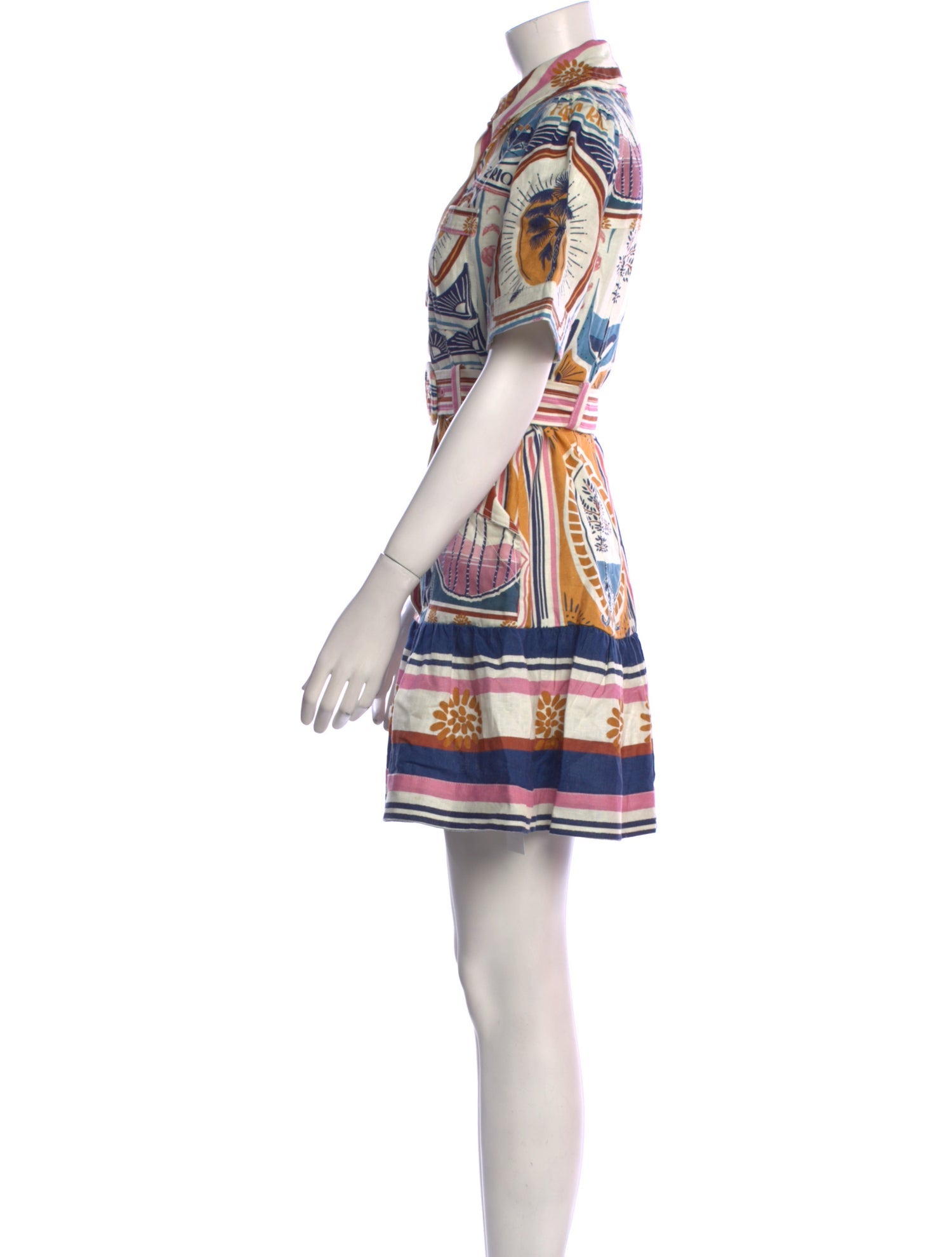 Farm Rio Linen Mini Dress