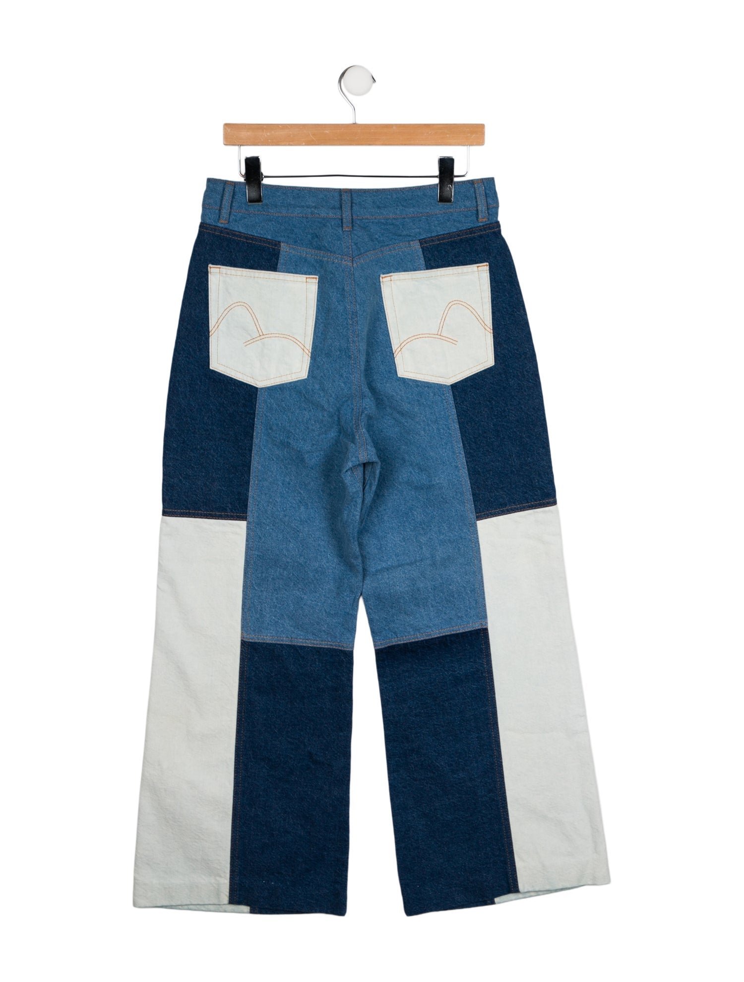 Farm Rio High-Rise Wide Leg Jeans