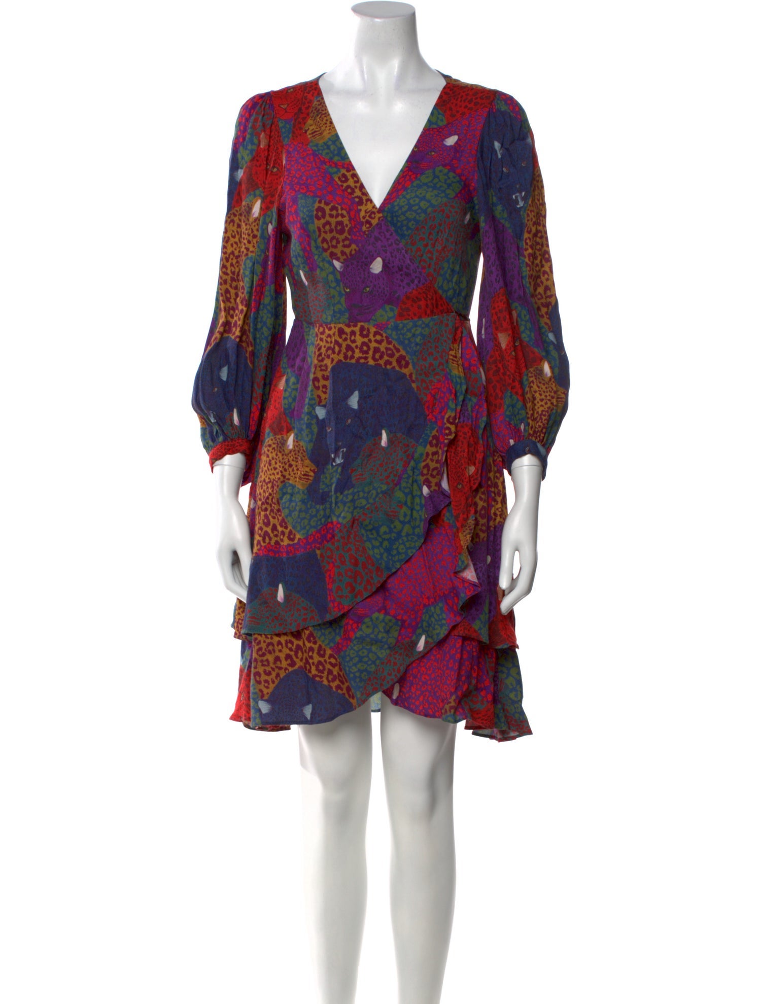 Farm Rio Printed Knee-Length Dress