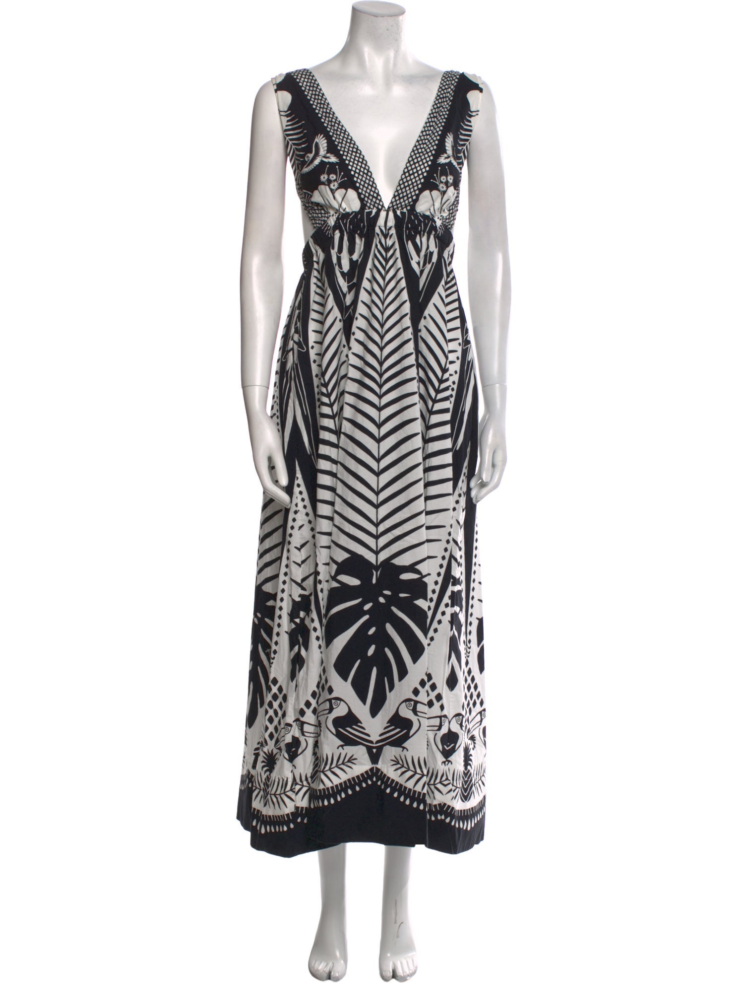 Farm Rio Printed Long Dress