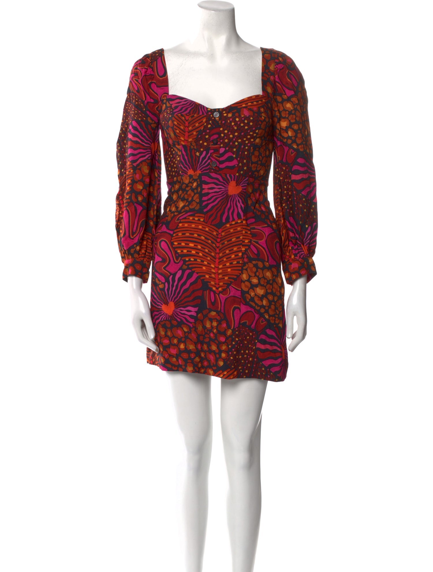 Farm Rio Printed Mini Dress