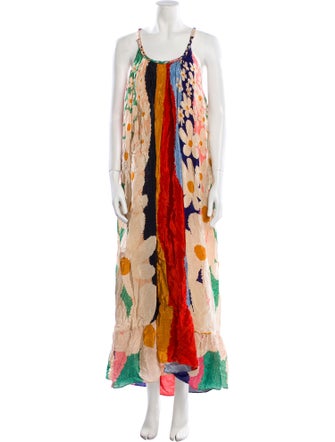 Farm Rio Printed Long Dress