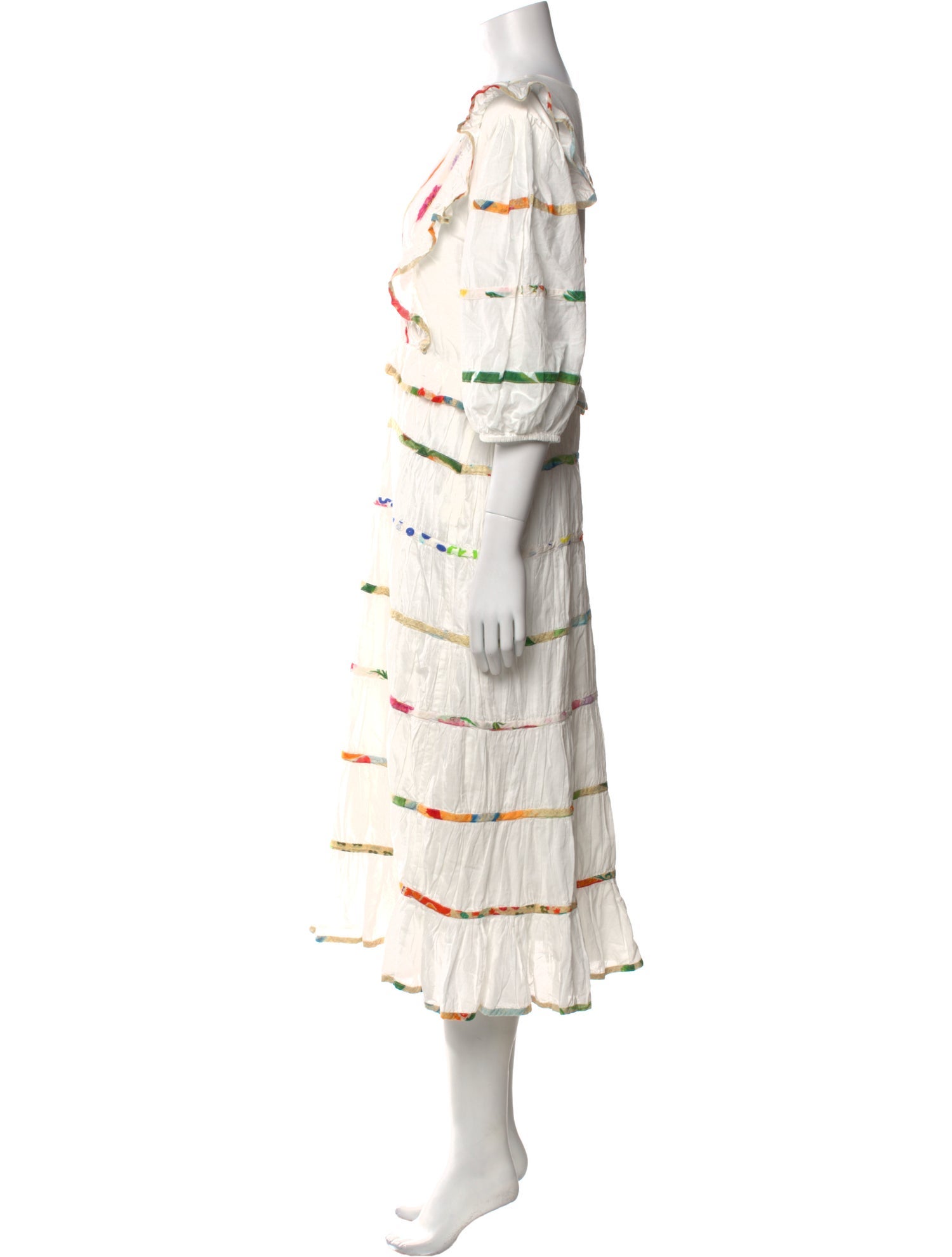 Farm Rio Striped Long Dress