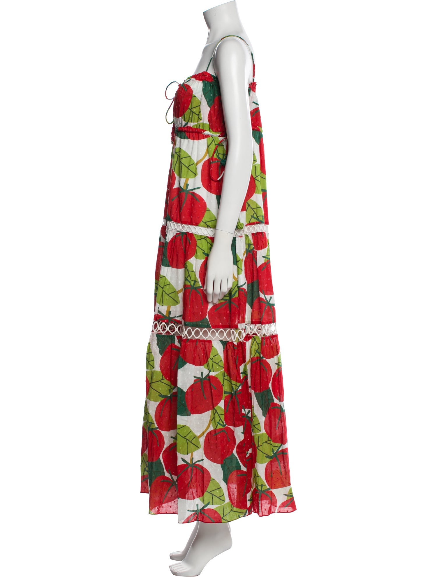Farm Rio Floral Print Long Dress