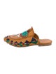 Farm Rio Leather Patterned Mules