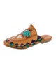 Farm Rio Leather Patterned Mules