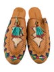 Farm Rio Leather Patterned Mules