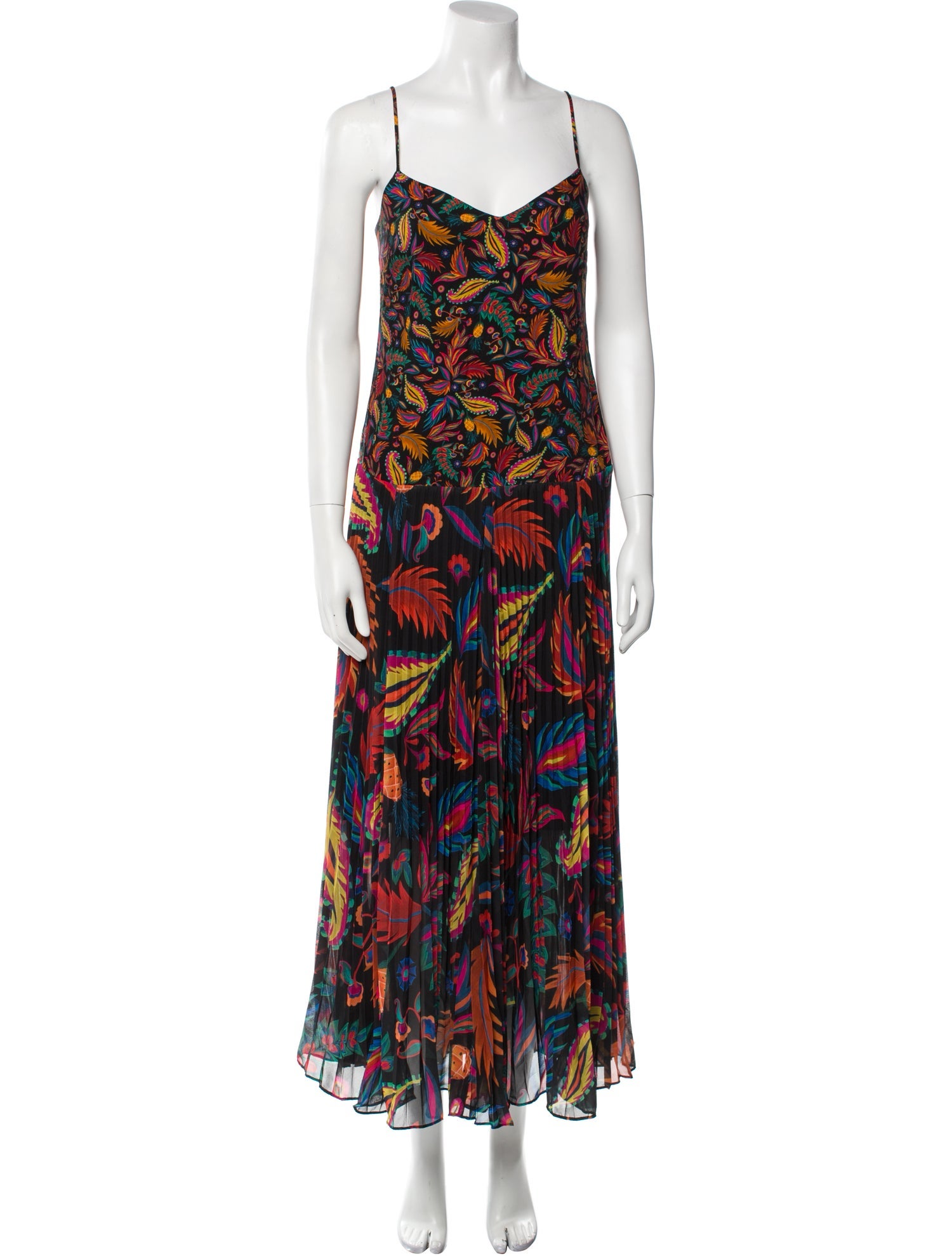 Farm Rio Floral Print Long Dress
