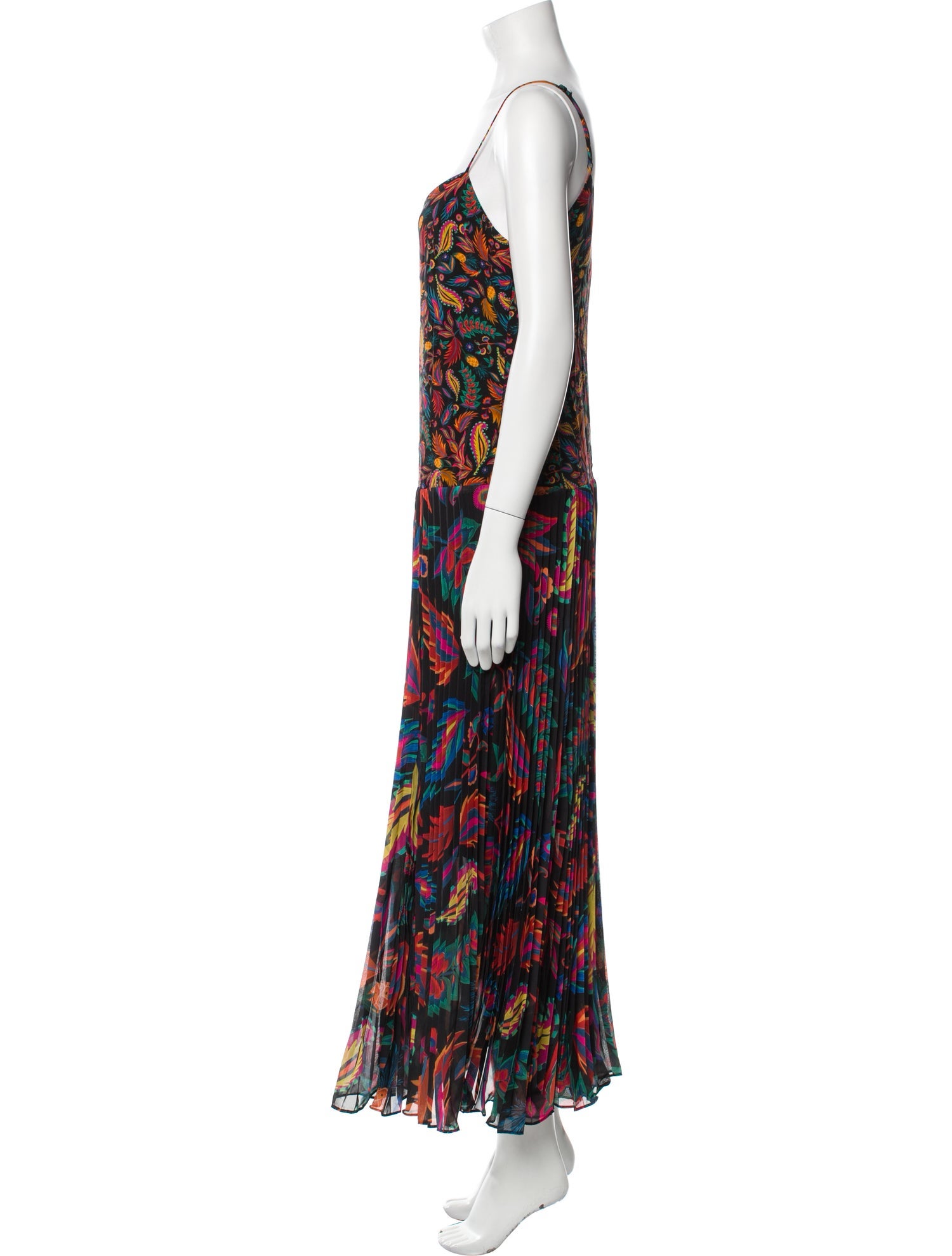 Farm Rio Floral Print Long Dress