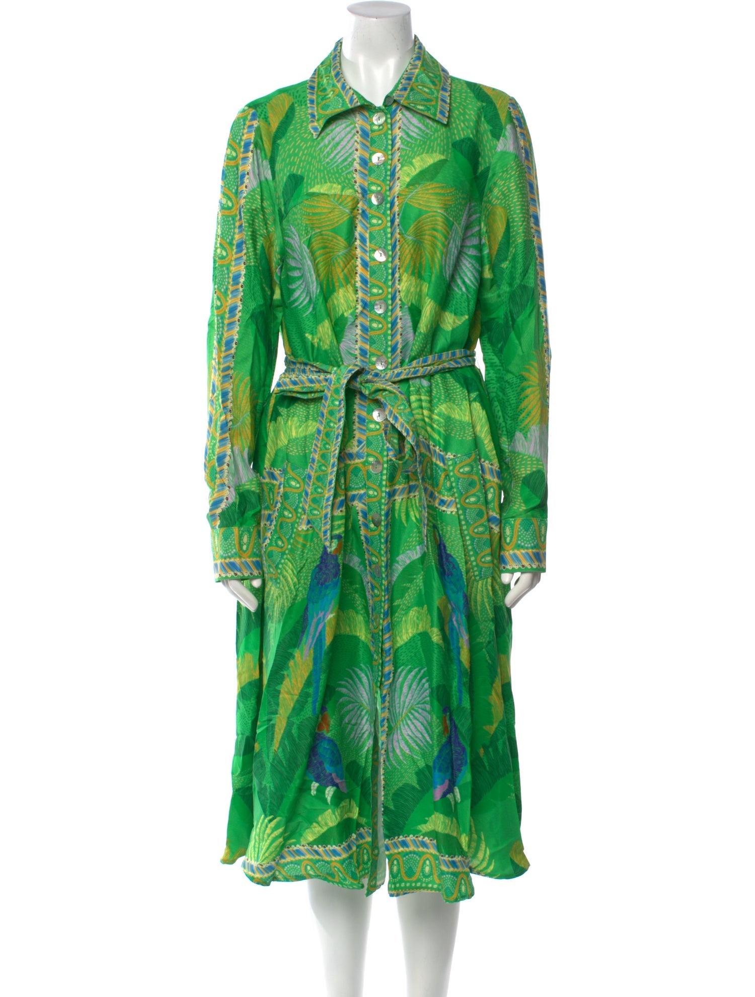 Farm Rio Printed Midi Length Dress