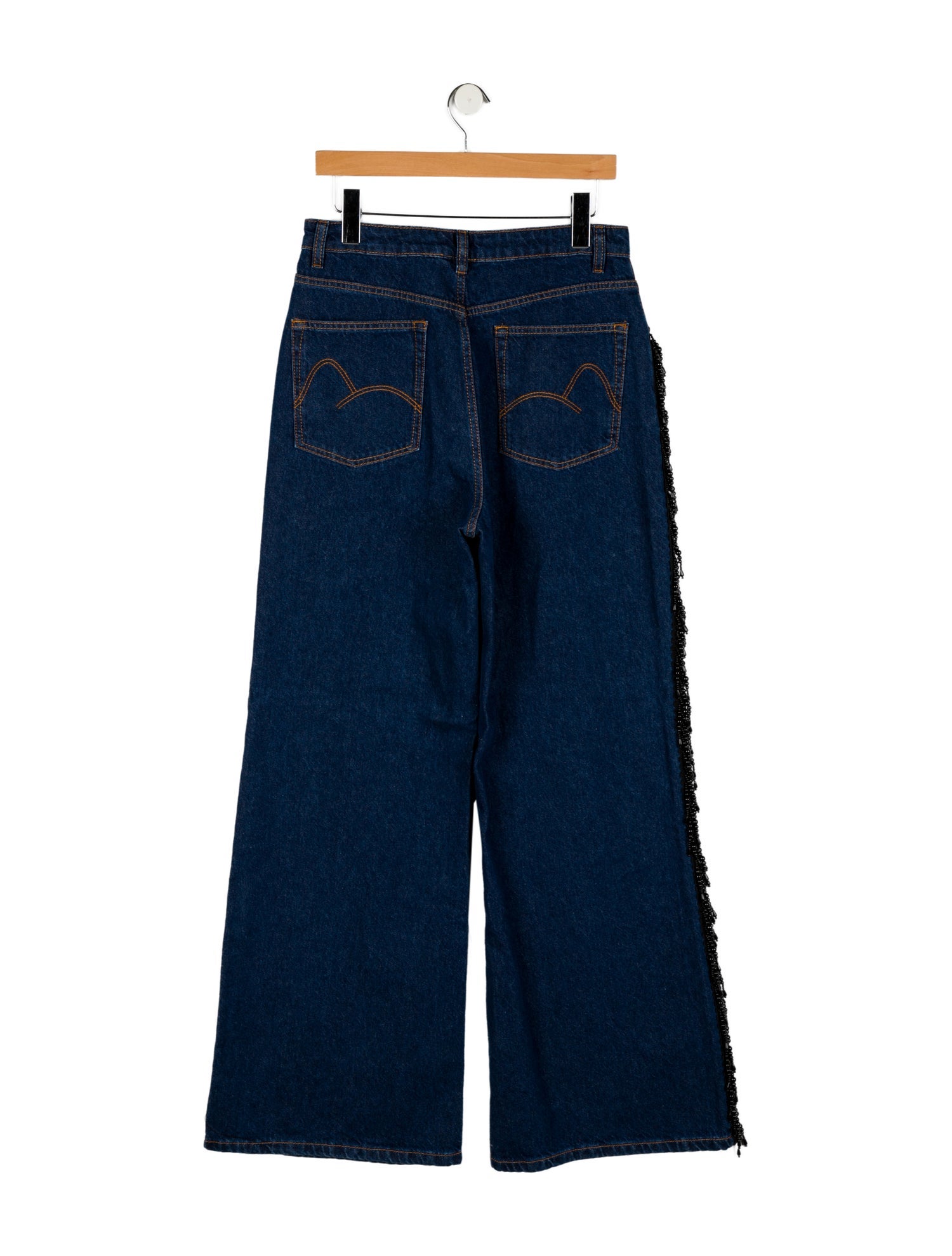 Farm Rio High-Rise Wide Leg Jeans