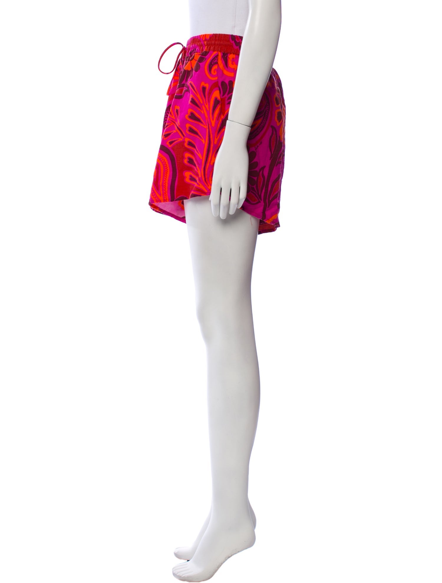 Farm Rio Floral Print Mini Shorts