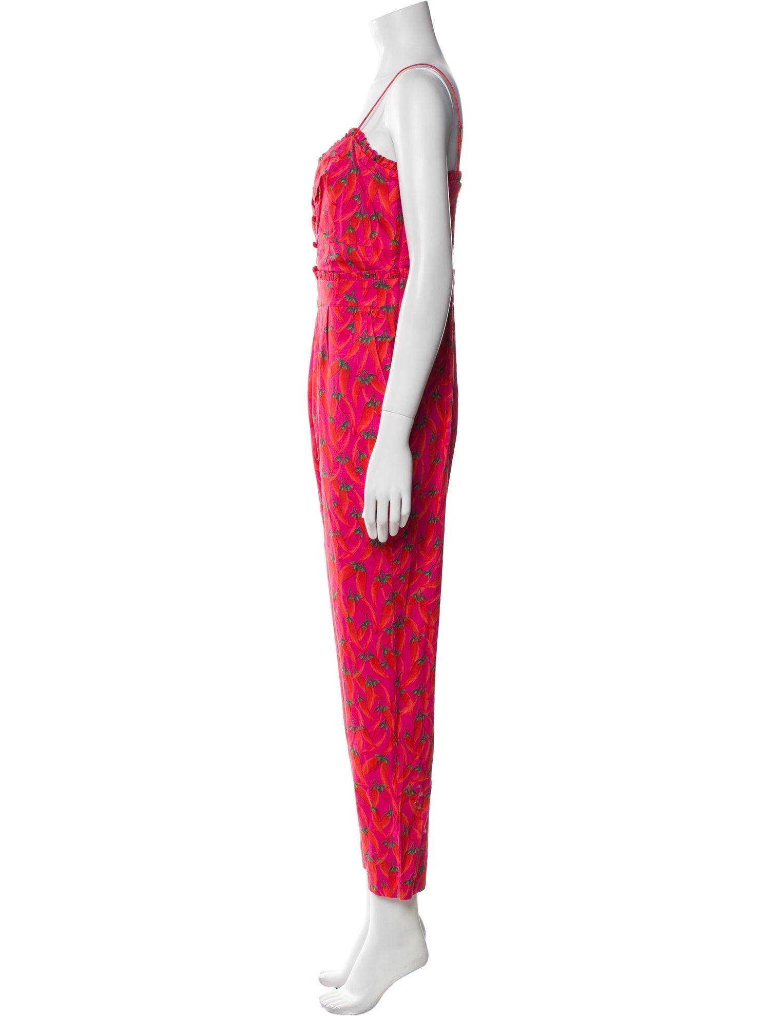 Farm Rio Linen Printed Jumpsuit