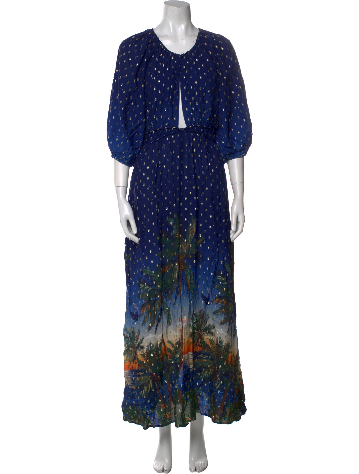 Farm Rio Printed Long Dress