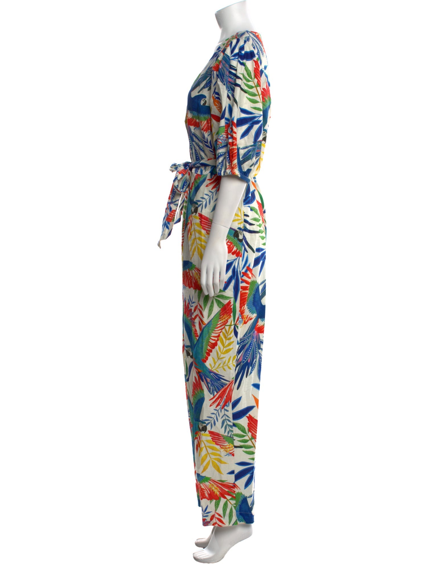 Farm Rio Linen Printed Jumpsuit