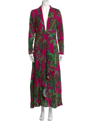 Farm Rio Dresses Floral Print Long Dress M