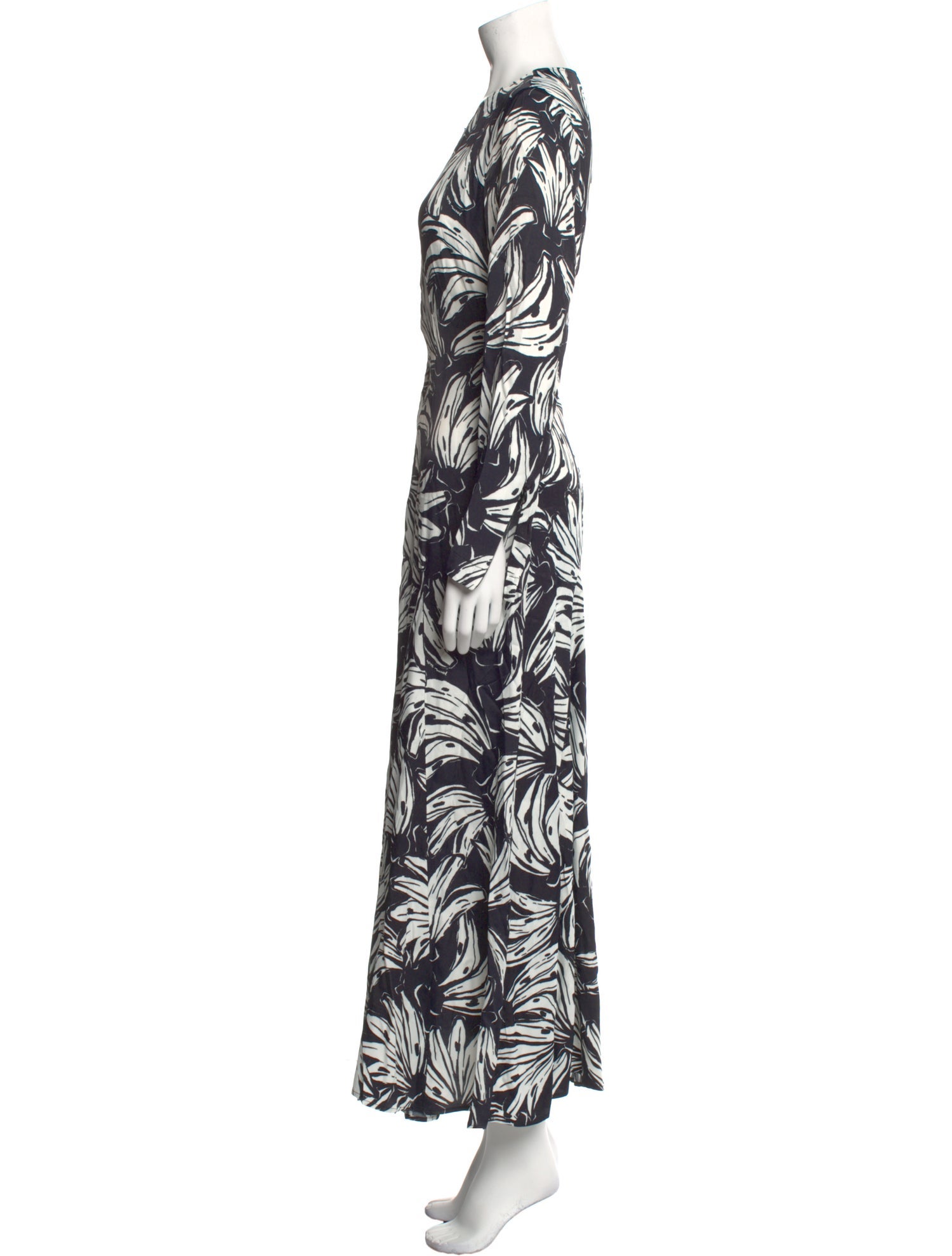 Farm Rio Floral Print Long Dress w/ Tags