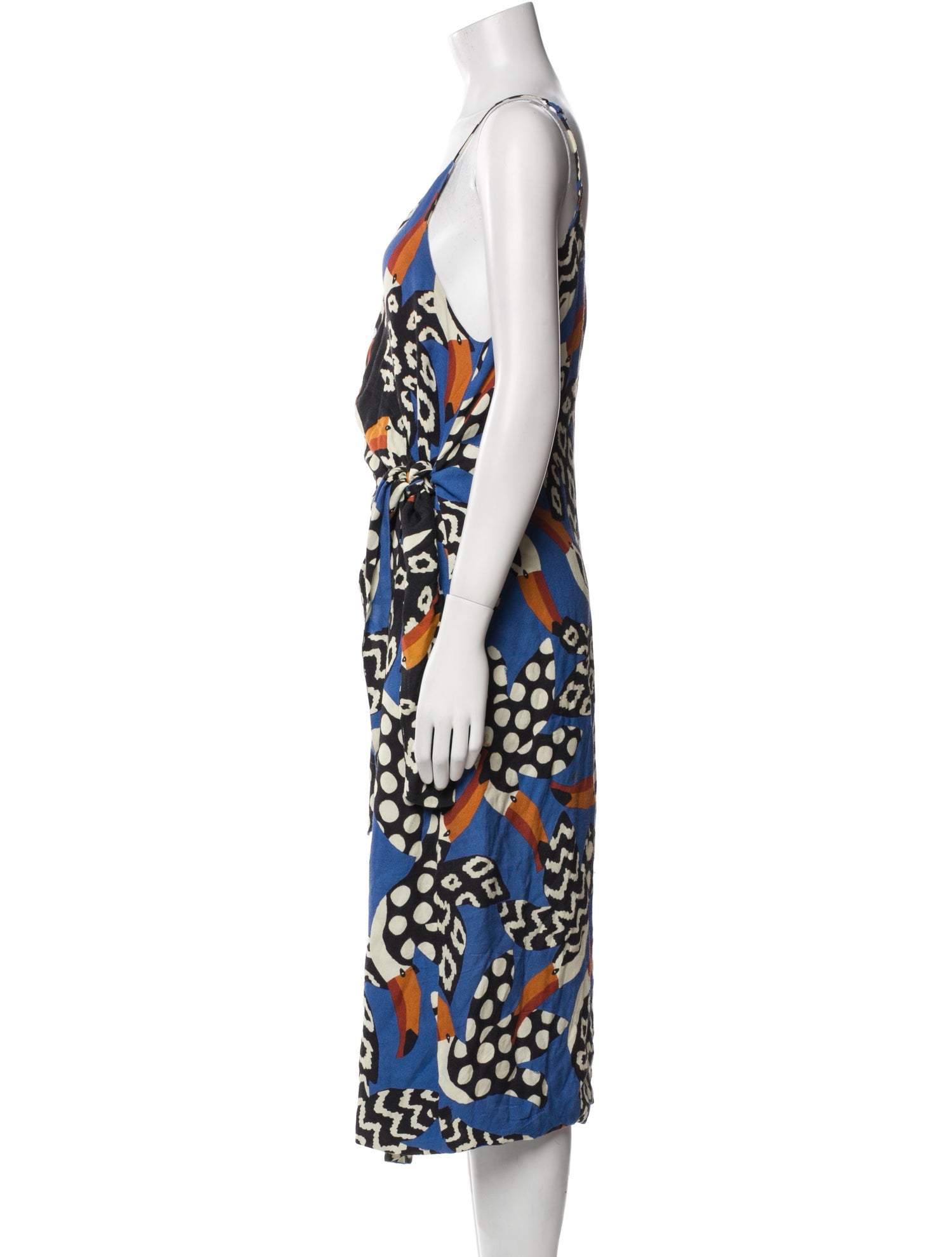 Farm Rio Printed Midi Length Dress