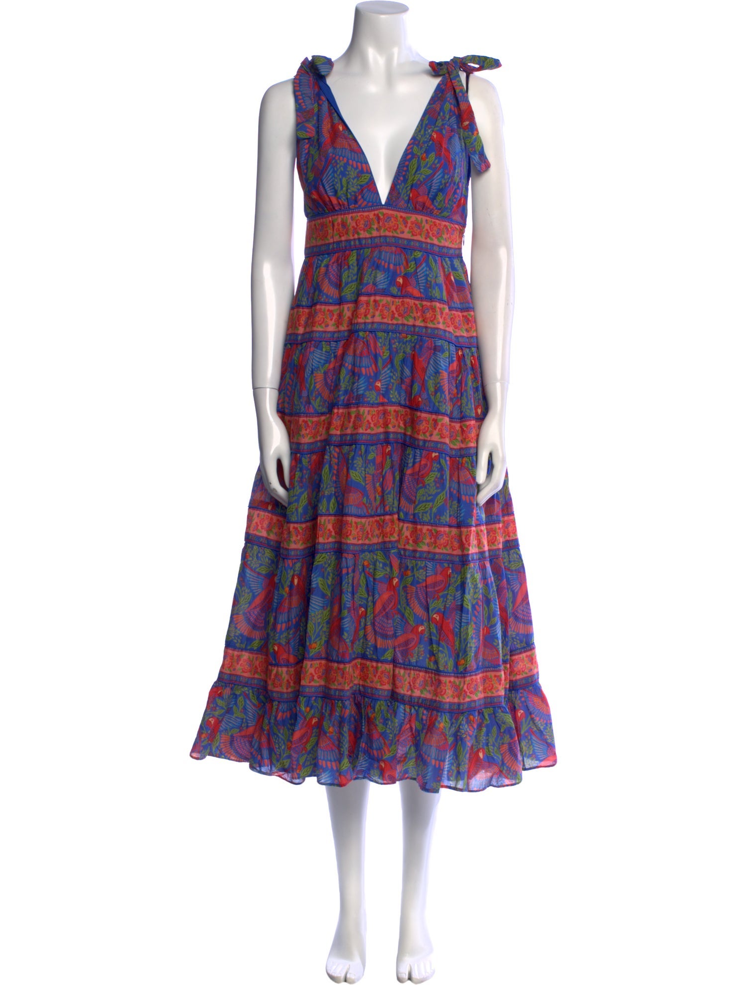 Farm Rio Printed Long Dress