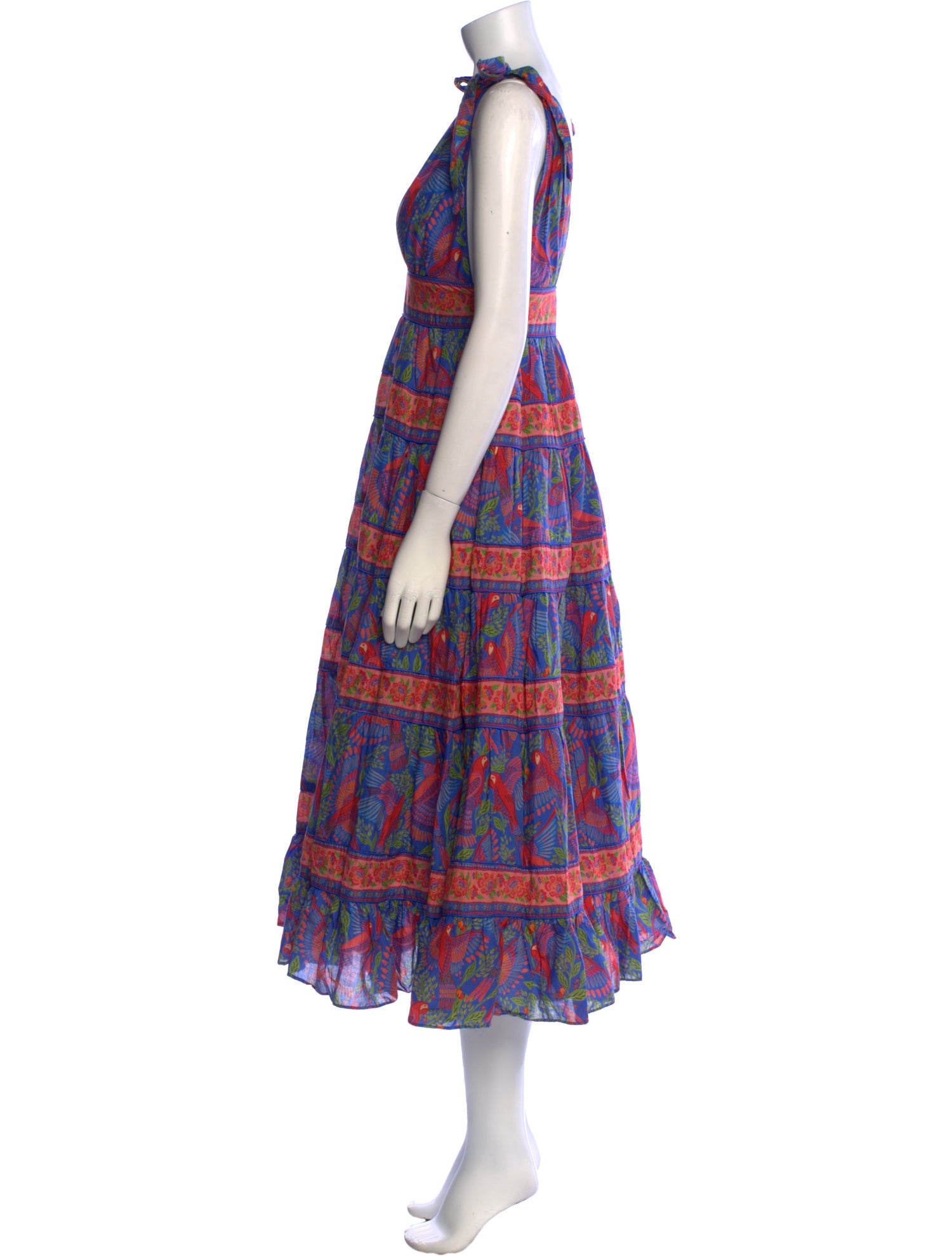 Farm Rio Printed Long Dress