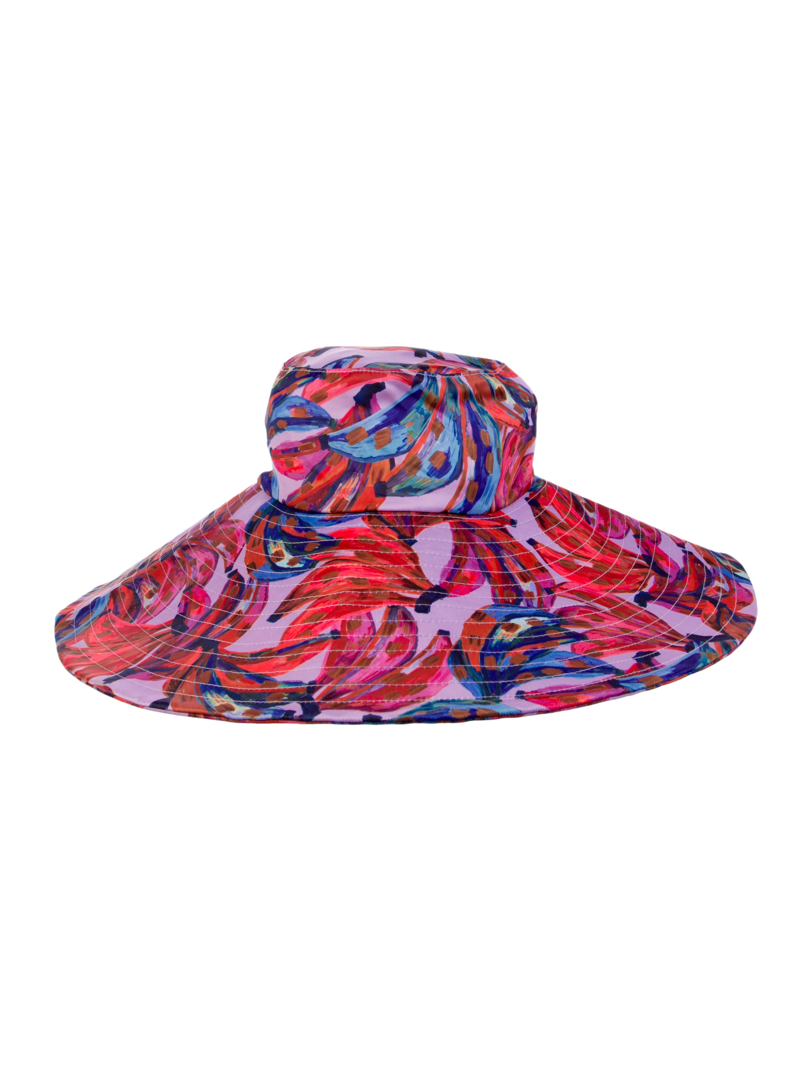 Farm Rio Patterned Wide Brim Hat