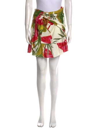 Farm Rio Linen Mini Skirt