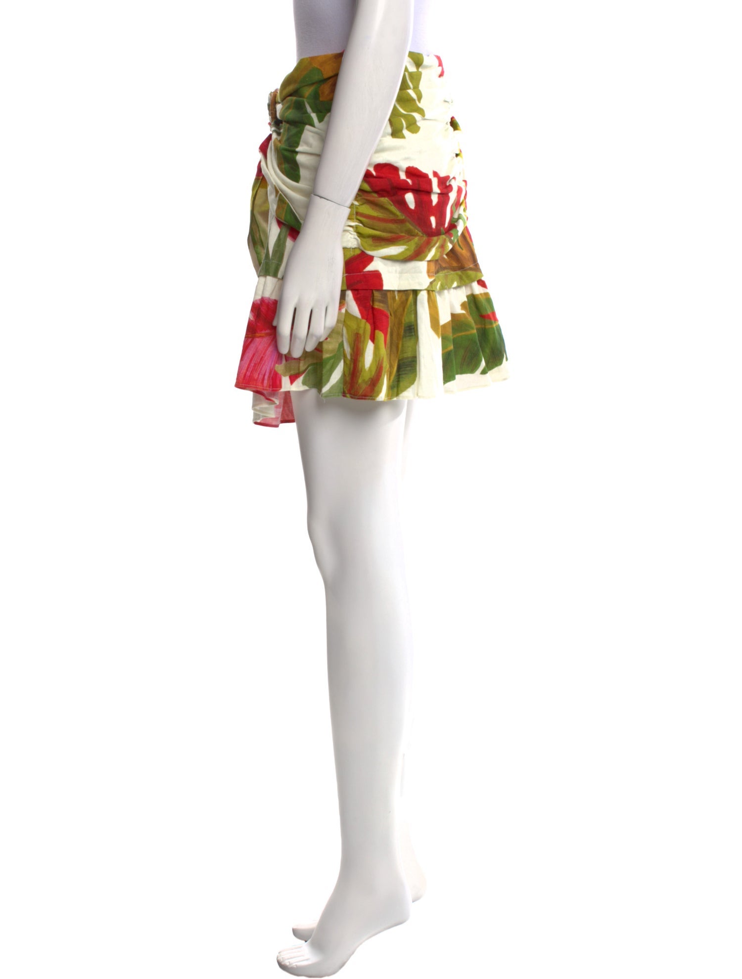 Farm Rio Linen Mini Skirt