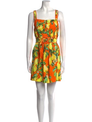 Farm Rio Dresses Floral Print Mini Dress M