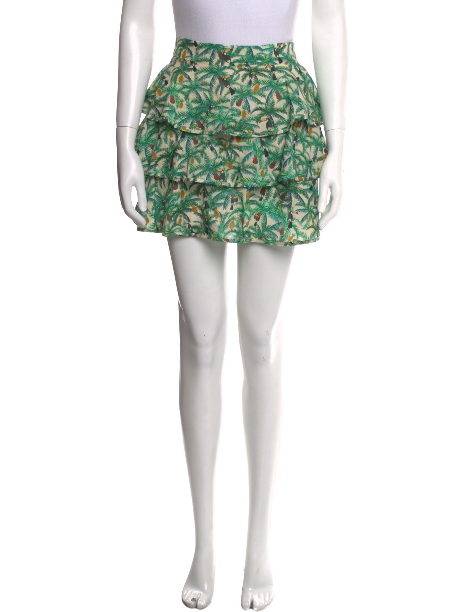 Farm Rio Printed Mini Skirt