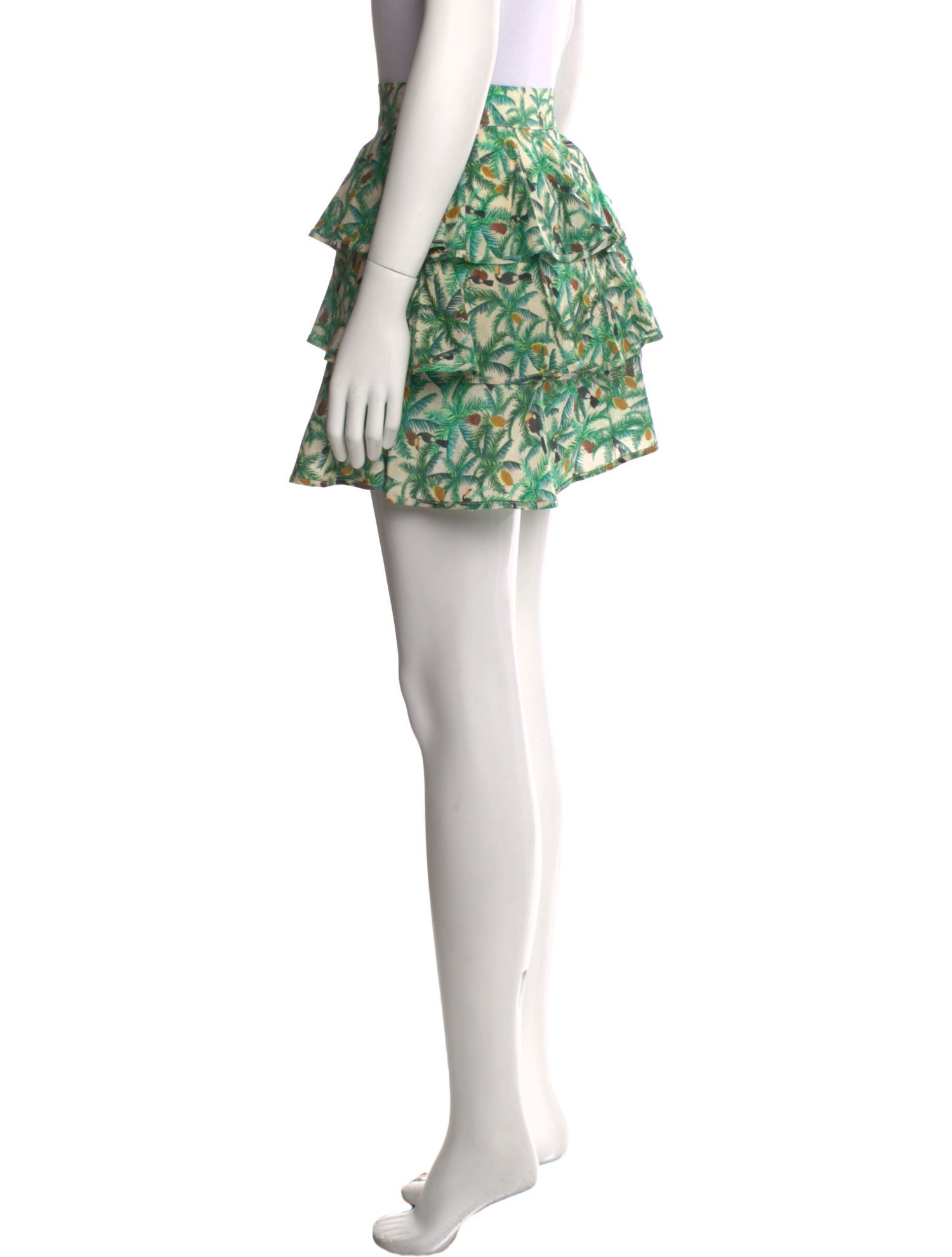 Farm Rio Printed Mini Skirt