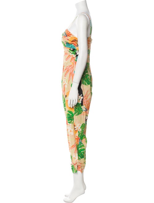 Farm Rio Linen Printed Jumpsuit