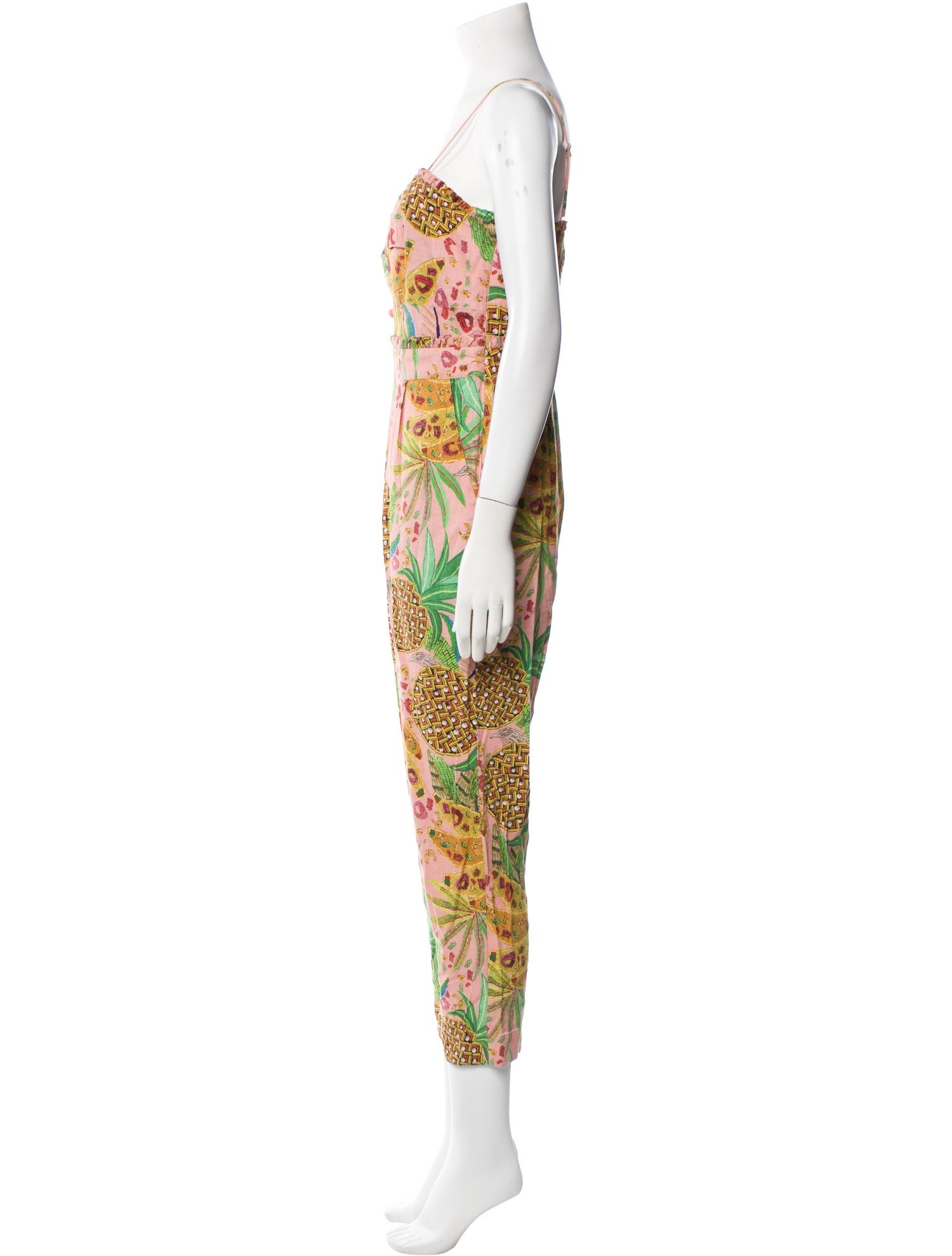 Farm Rio Linen Printed Jumpsuit