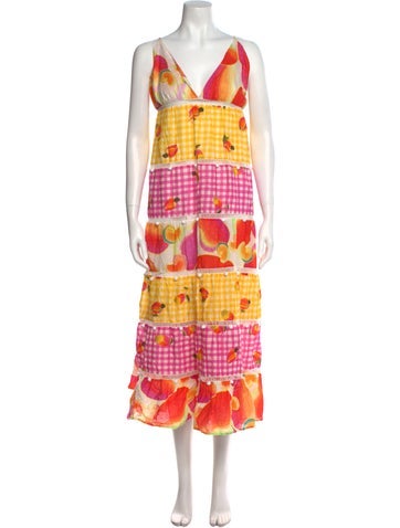 Farm Rio Dresses Printed Long Dress XL