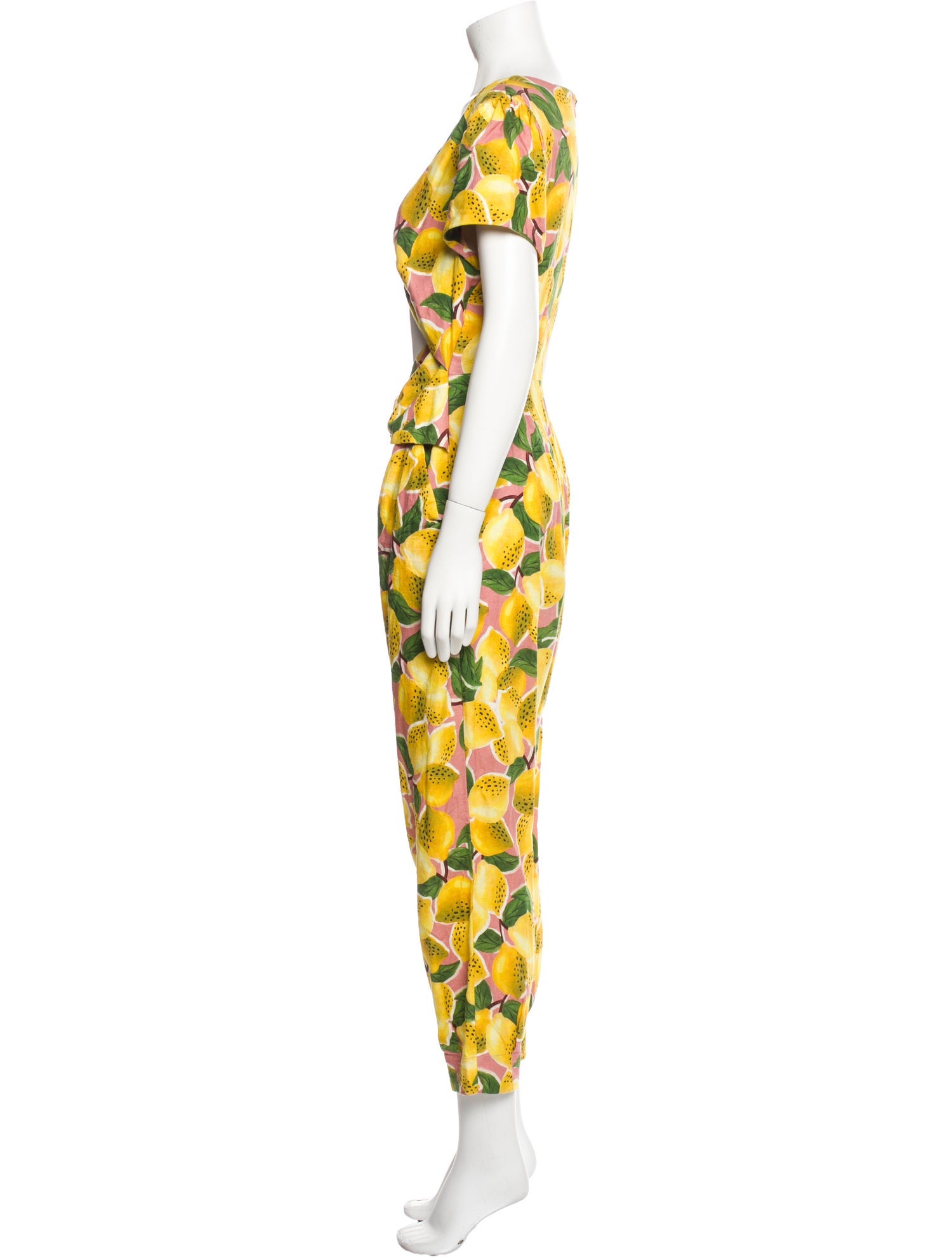 Farm Rio Linen Printed Jumpsuit