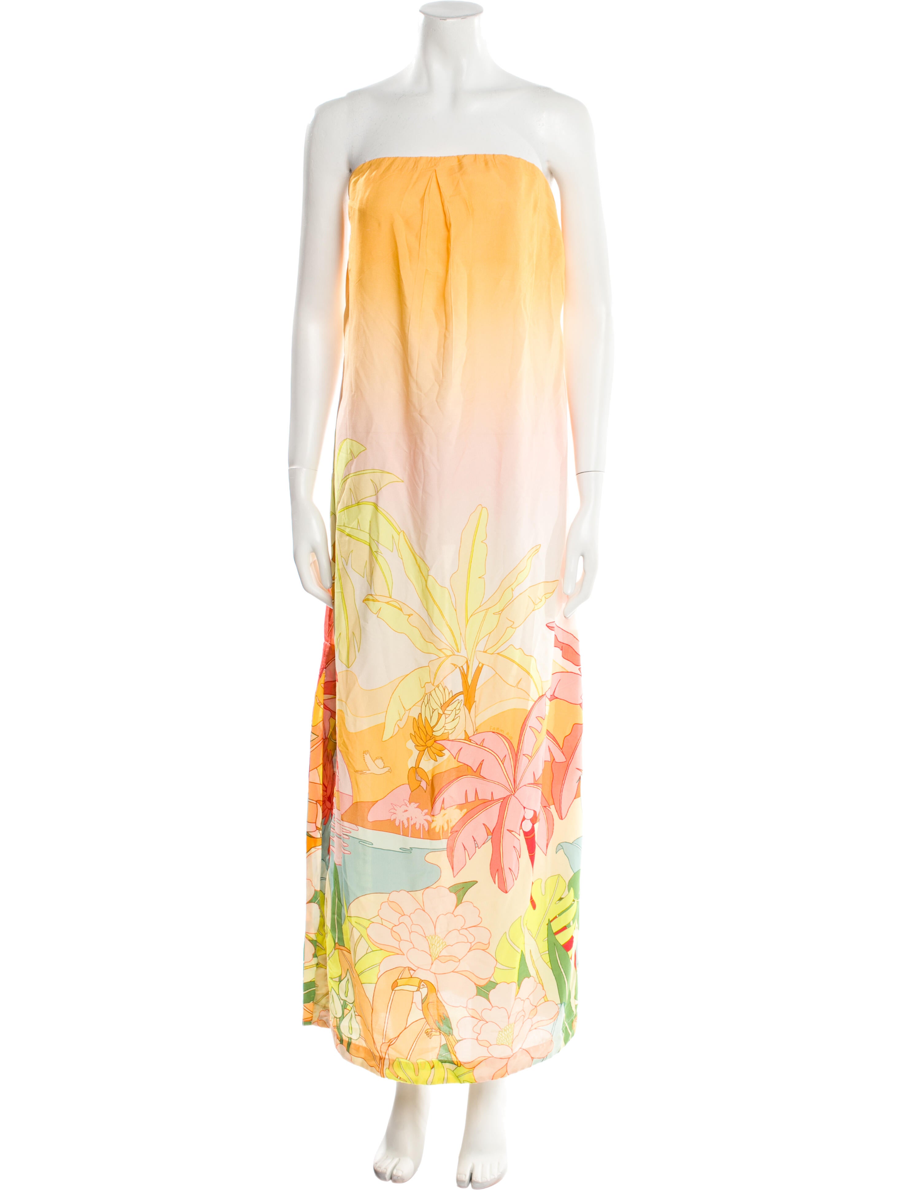 Farm Rio for Anthropologie Printed Long Dress