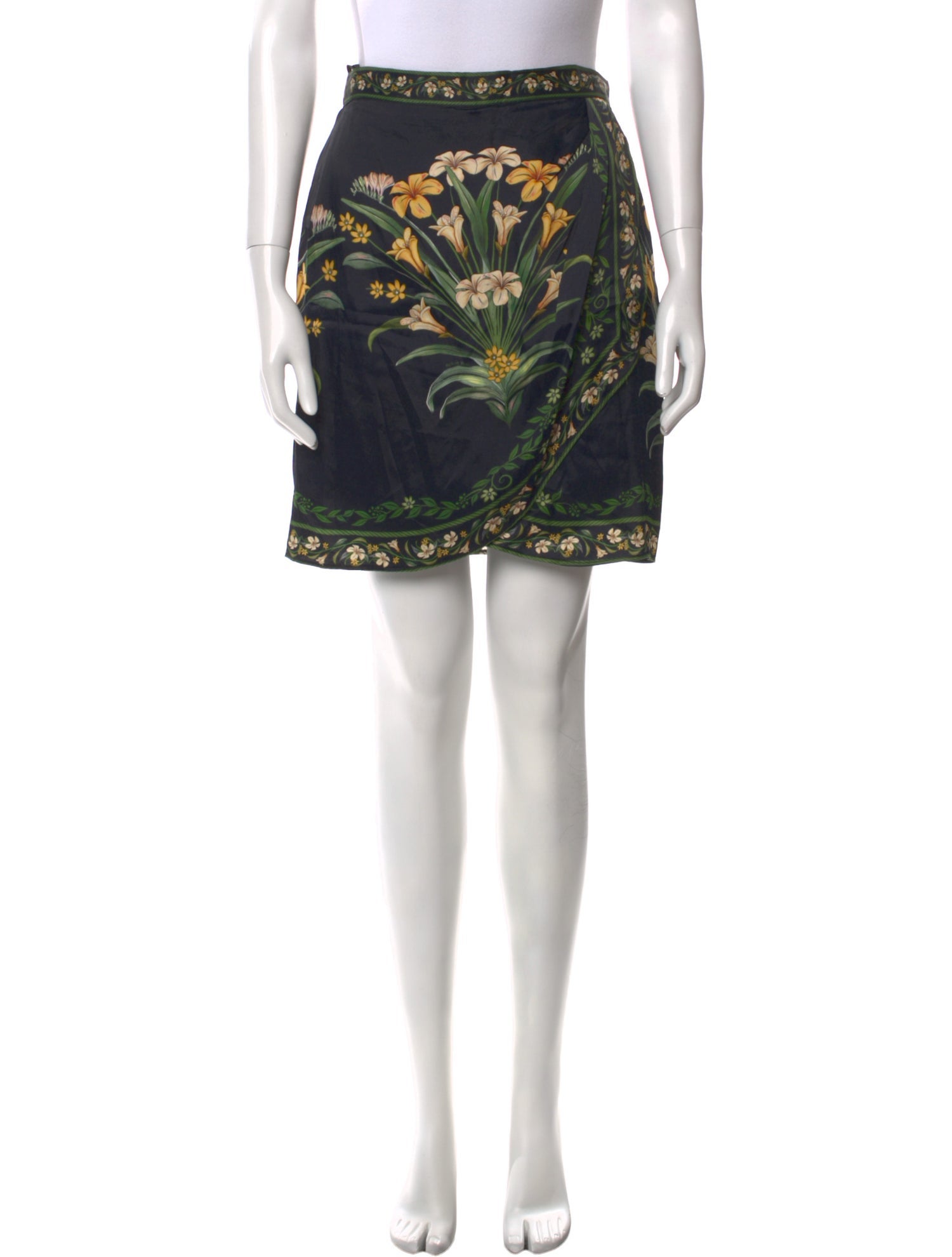 Farm Rio Floral Print Mini Skirt