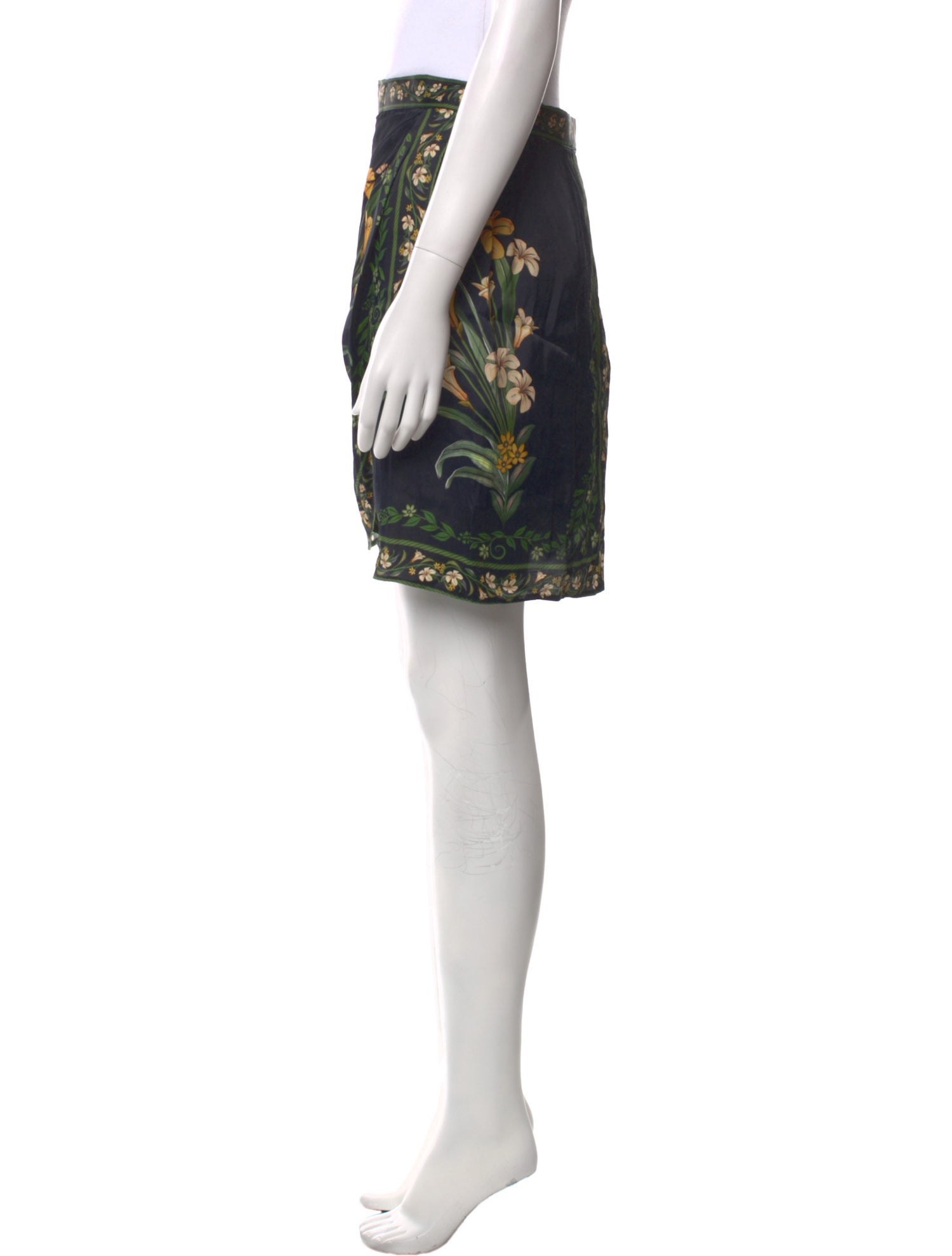 Farm Rio Floral Print Mini Skirt