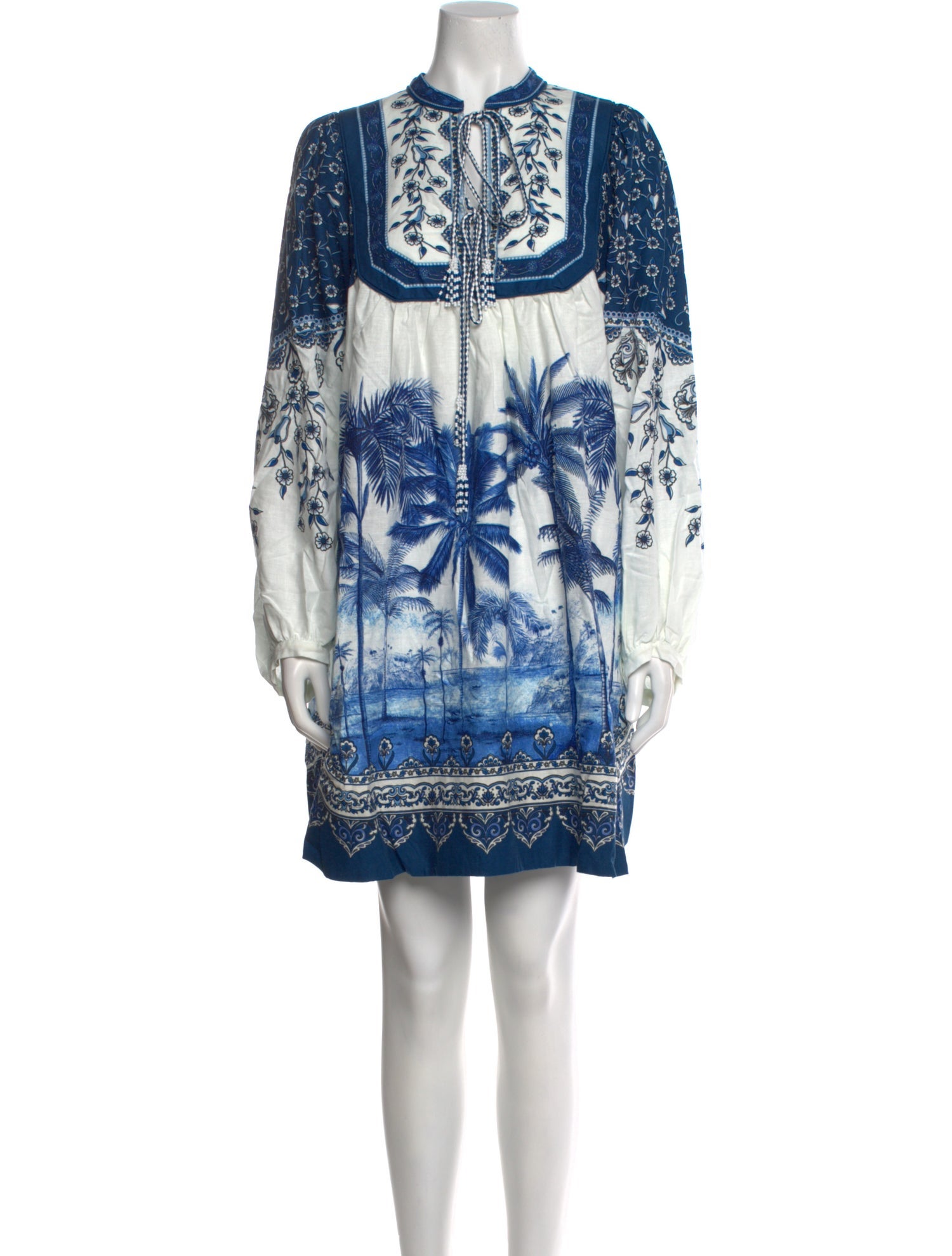 Farm Rio Linen Mini Dress