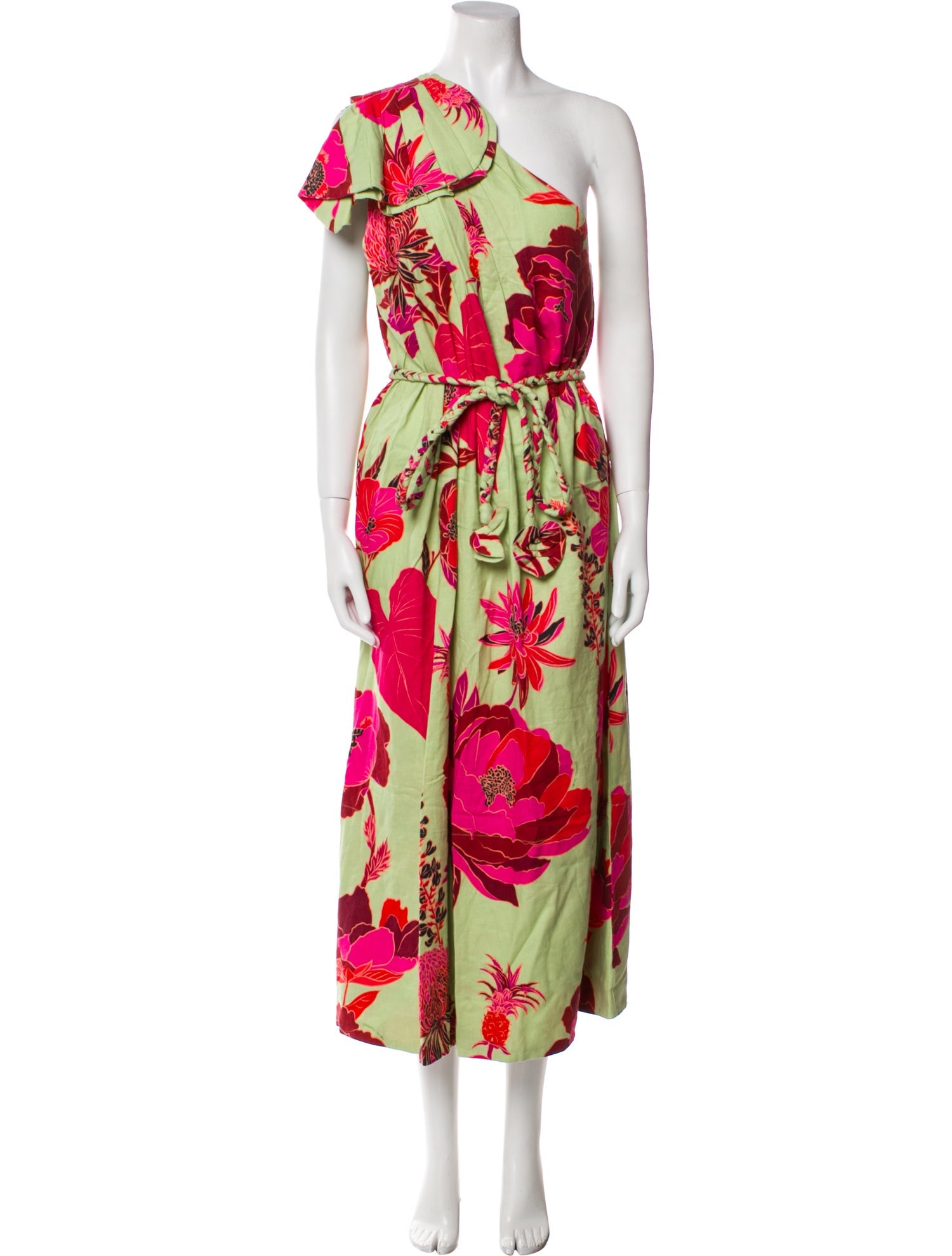 Farm Rio Linen Long Dress