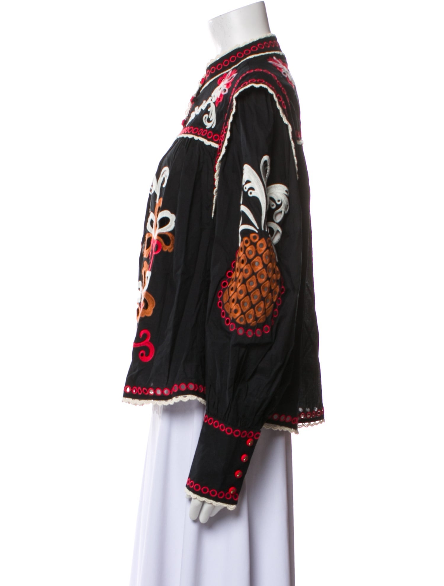 Farm Rio Printed Eyelet Trim Set