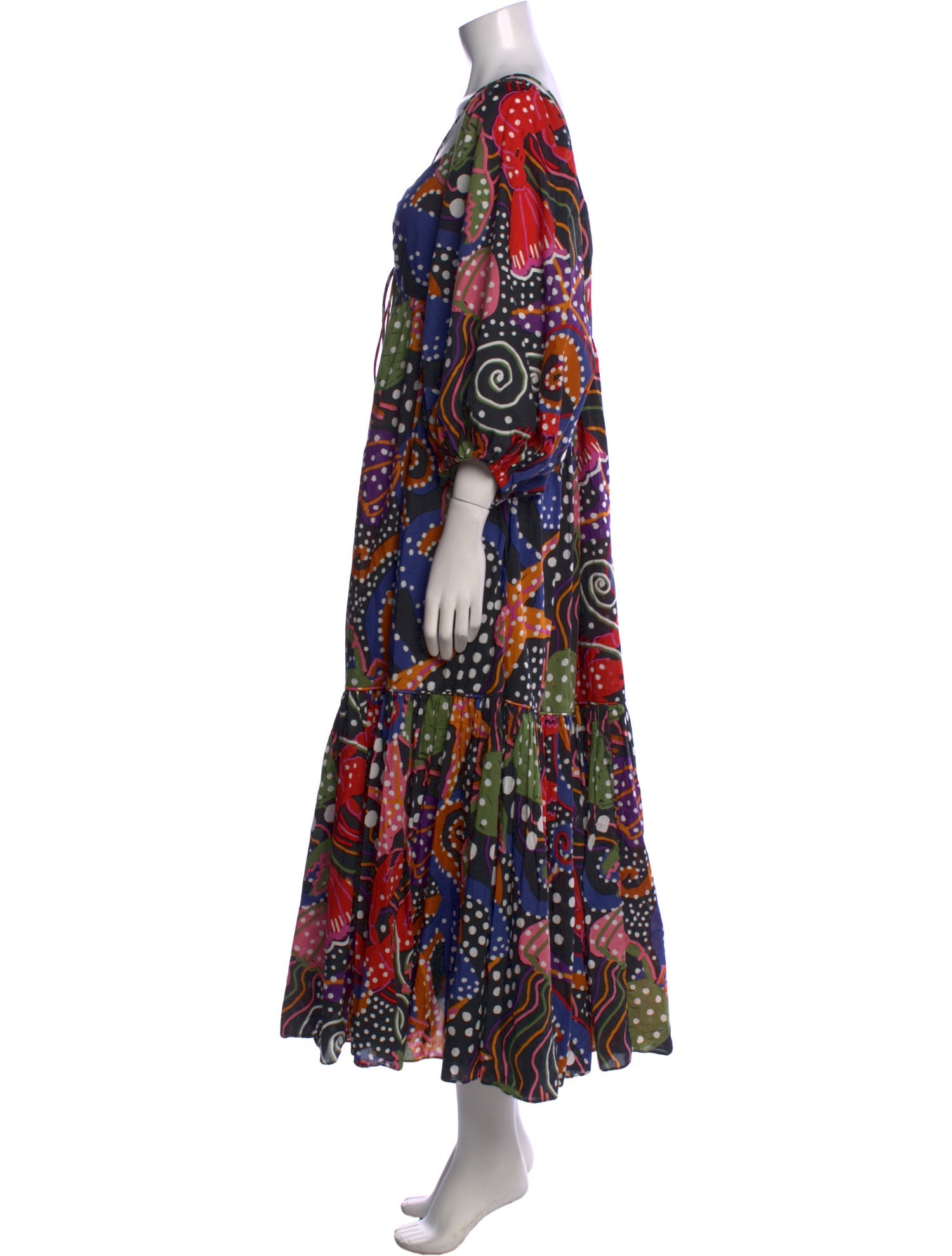 Farm Rio Printed Long Dress