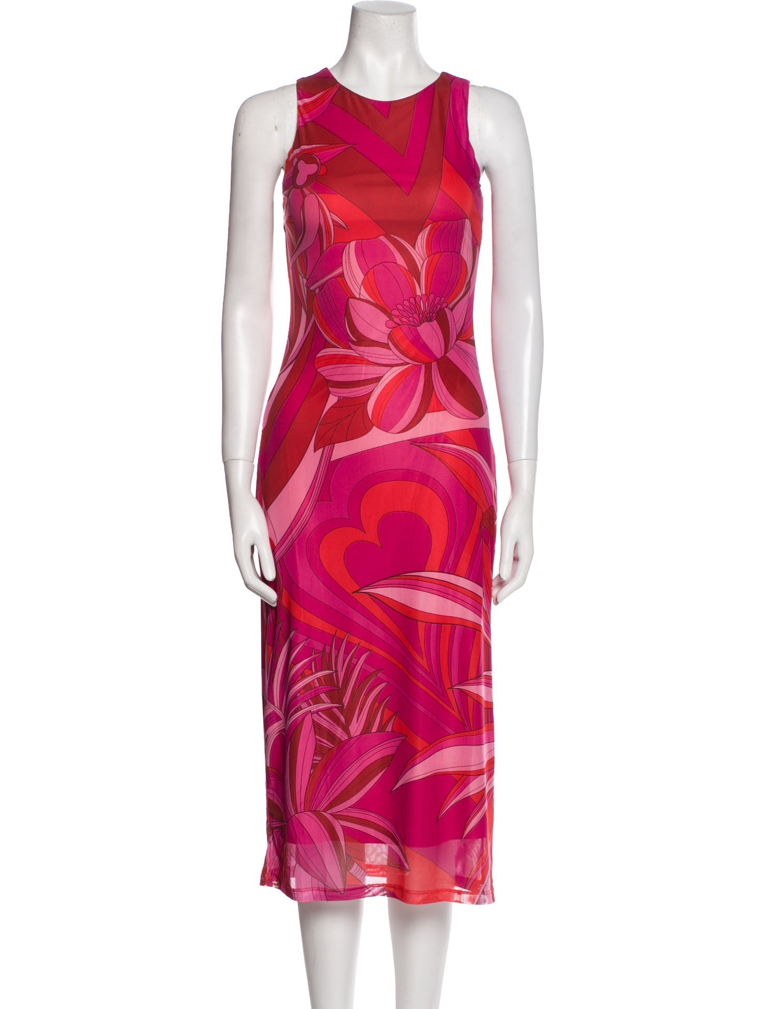 Farm Rio Printed Midi Length Dress