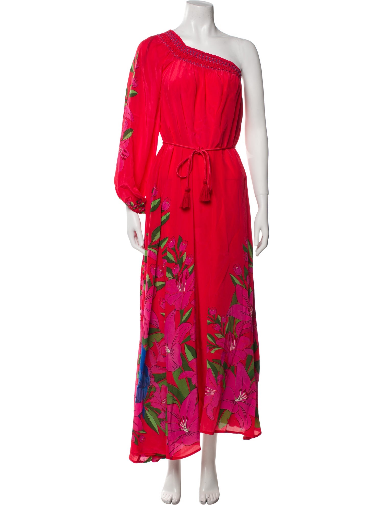 Farm Rio Floral Print Long Dress