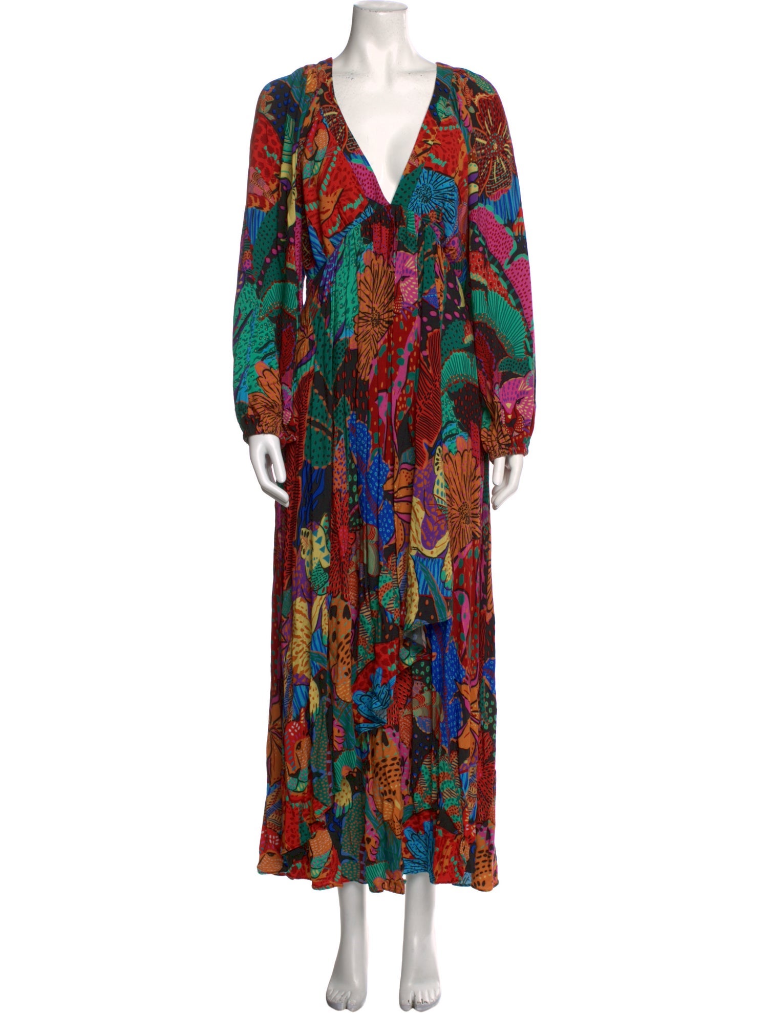 Farm Rio Printed Long Dress