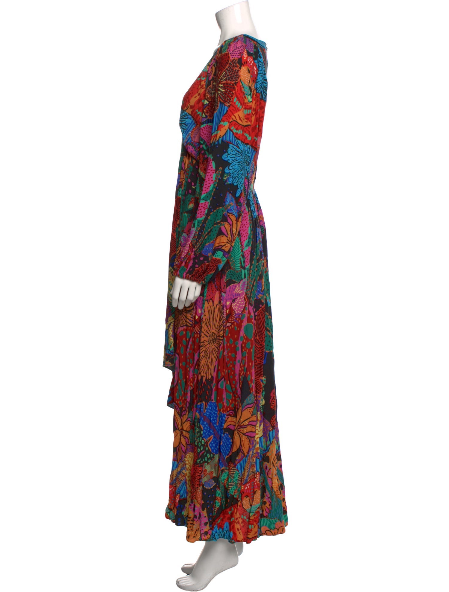 Farm Rio Printed Long Dress