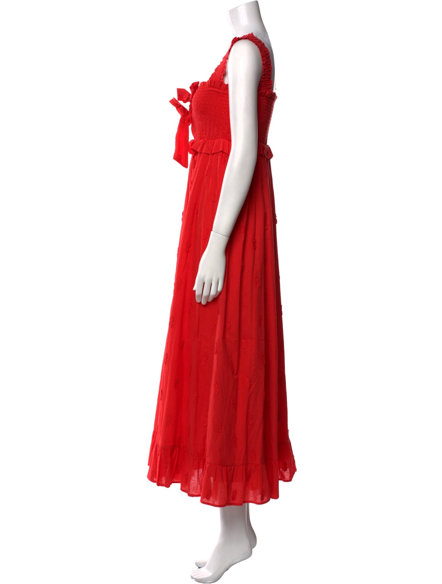 Farm Rio Square Neckline Long Dress