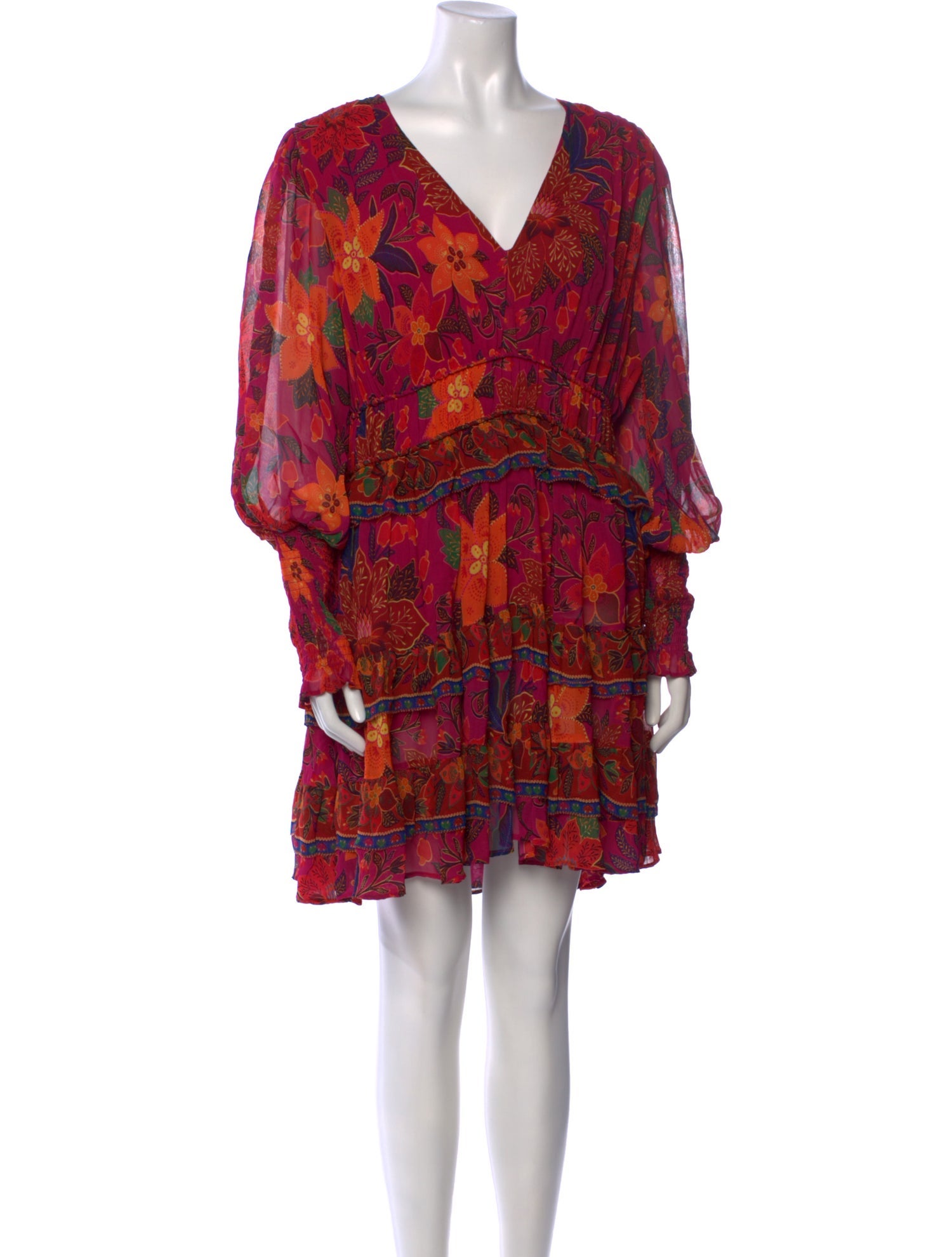 Farm Rio Printed Mini Dress